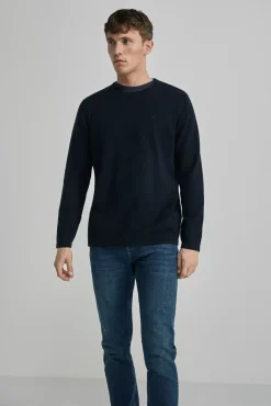 * Jeans Slim Lavado Medio Oscuro Turquesa Outlet