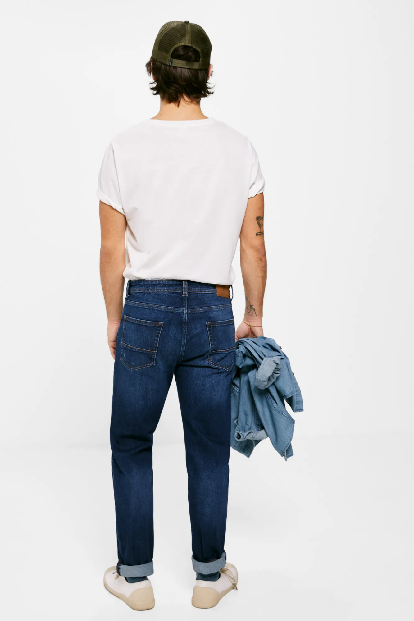 * Jeans Slim Lavado Medio Oscuro Azul Medio Discount