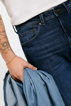 * Jeans Slim Lavado Medio Oscuro Azul Medio Discount