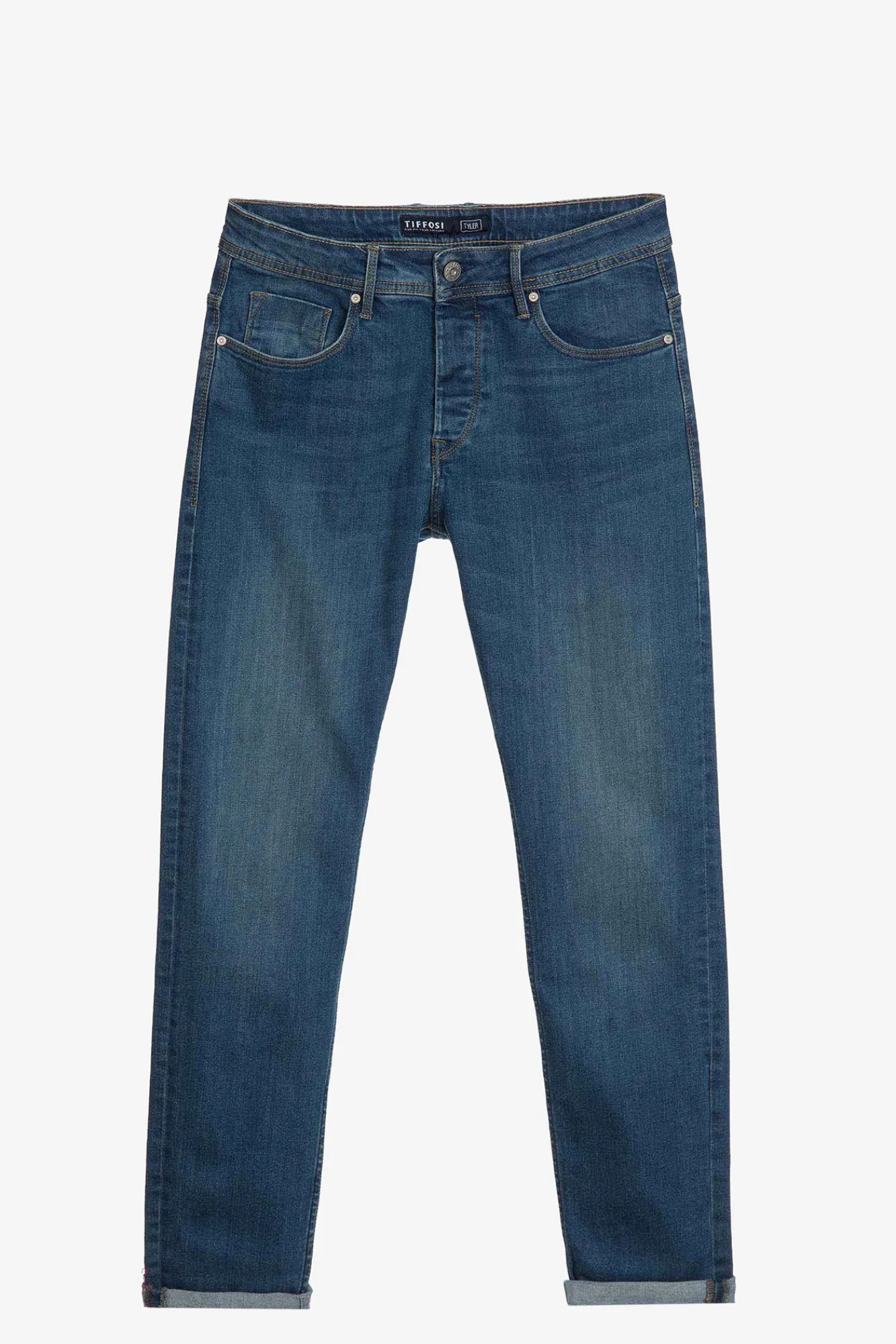 Tiffosi Jeans Tyler Tapered Azul Medio