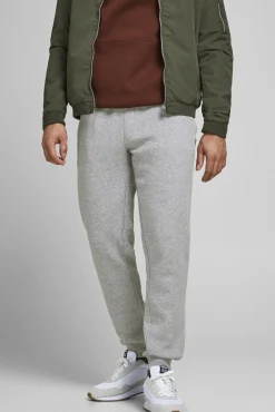 Jack & Jones Jogger Con Algodon Gris Claro