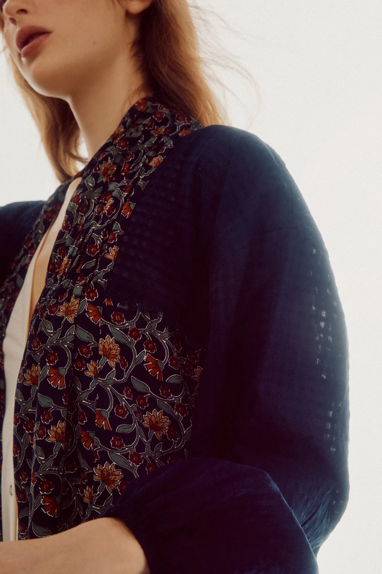 Slowlove Kaftan Estampado Estampado Azul Discount