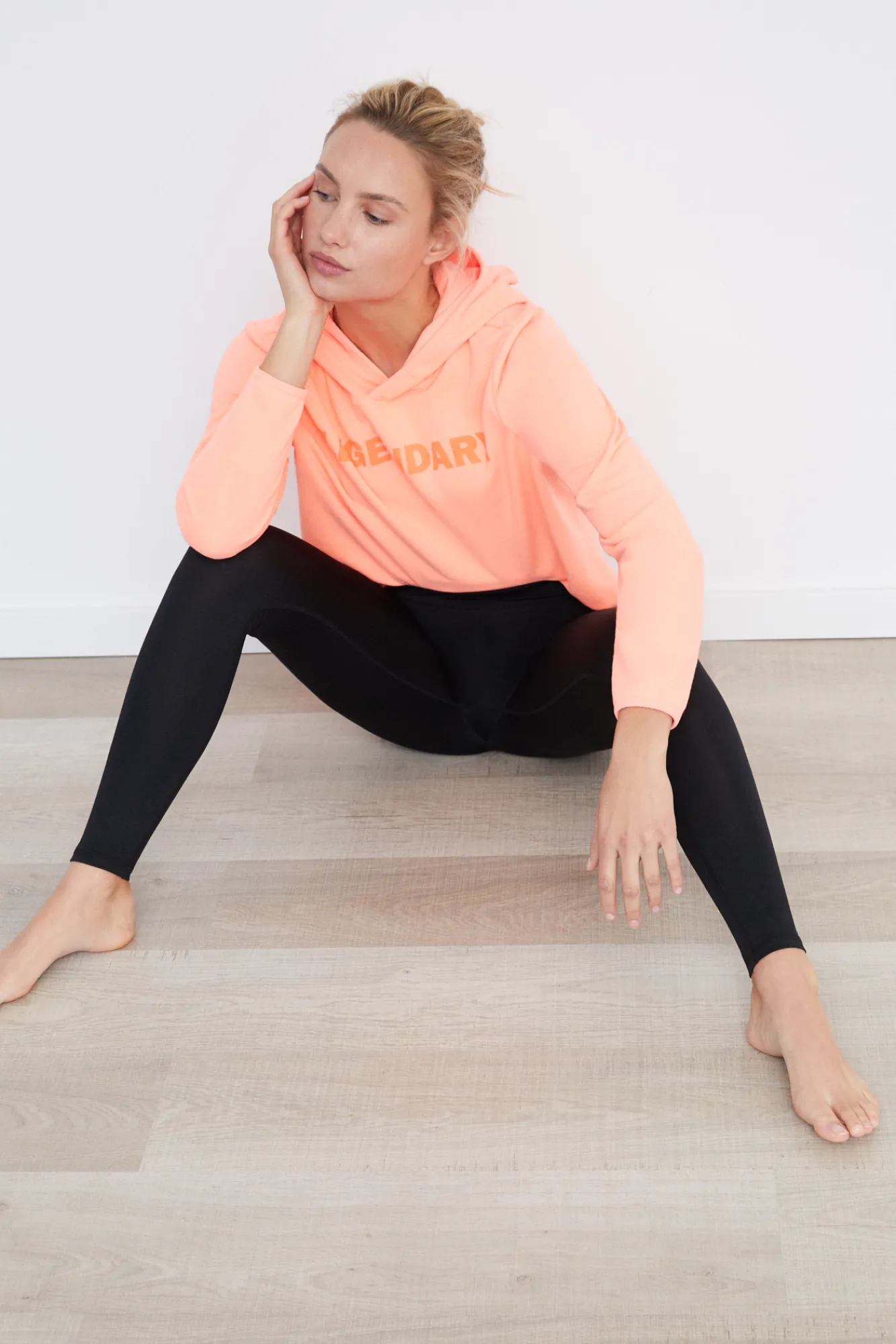 Only Play Legging Largo Elastico Negro Clearance