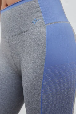 Dash and Stars Legging Largo Seamless Fit Azul Outlet