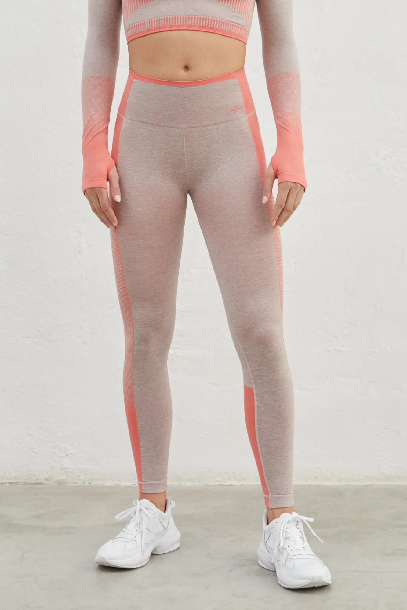 Dash and Stars Legging Largo Seamless Fit Rosa Sale