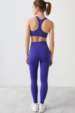Dash and Stars Leggings Azul Violeta 4D Stretch Rosa Hot