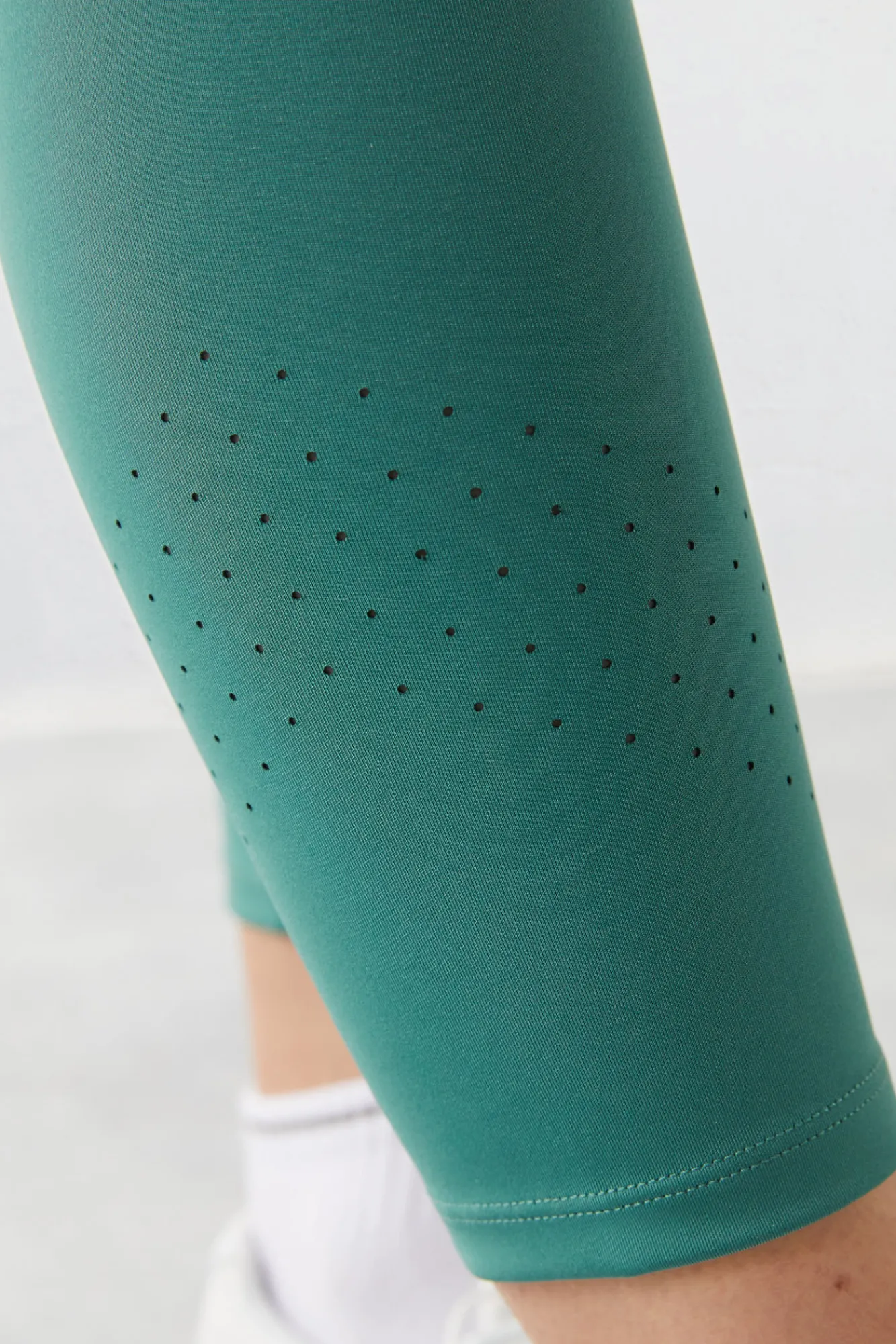Dash and Stars Leggings Crop 4D Stretch Verde Best