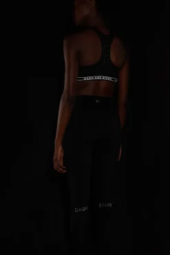 Dash and Stars Leggings Largos Compresivos Negro