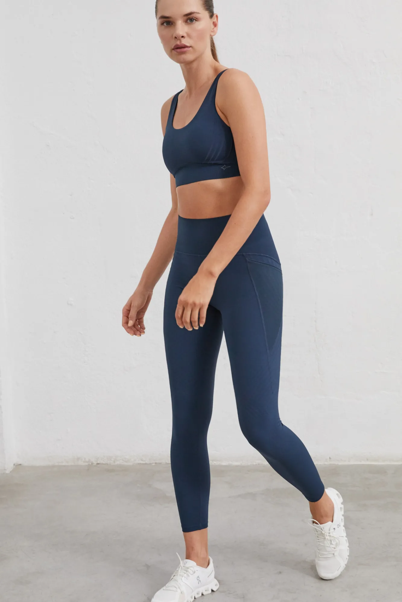 Dash and Stars Leggings Largos Marino Power Sculpt Azul Discount