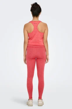 Only Play Leggings Largos Seamless Fit Fucsia