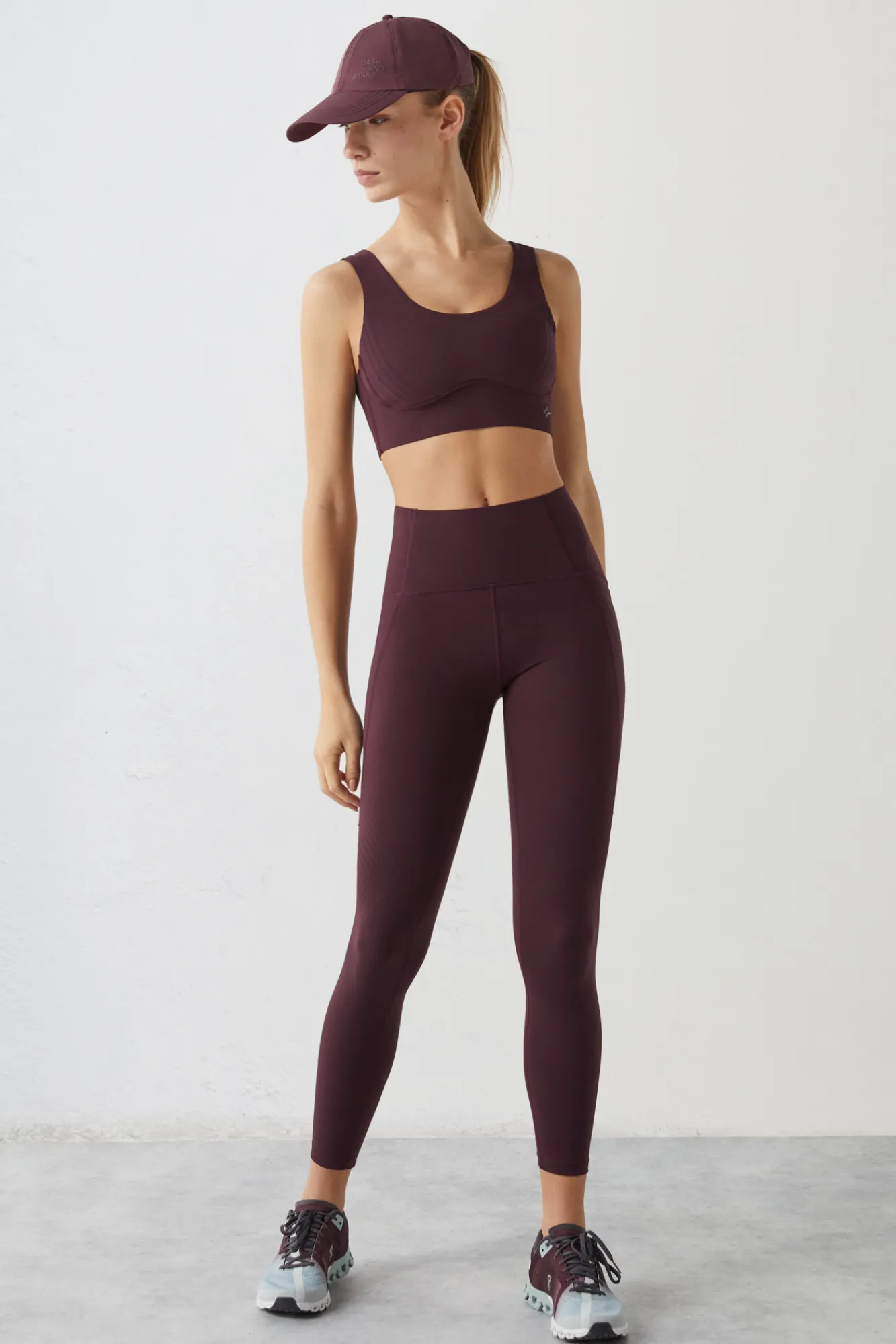 Dash and Stars Leggings Morado Power Sculpt Rosa Clearance