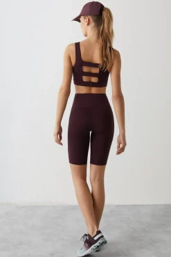 Dash and Stars Mallas Ciclista Morado Power Sculpt Rosa