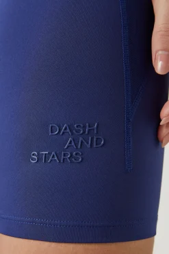 Dash and Stars Mallas Ciclista Oscuro 4D Stretch Azul Best