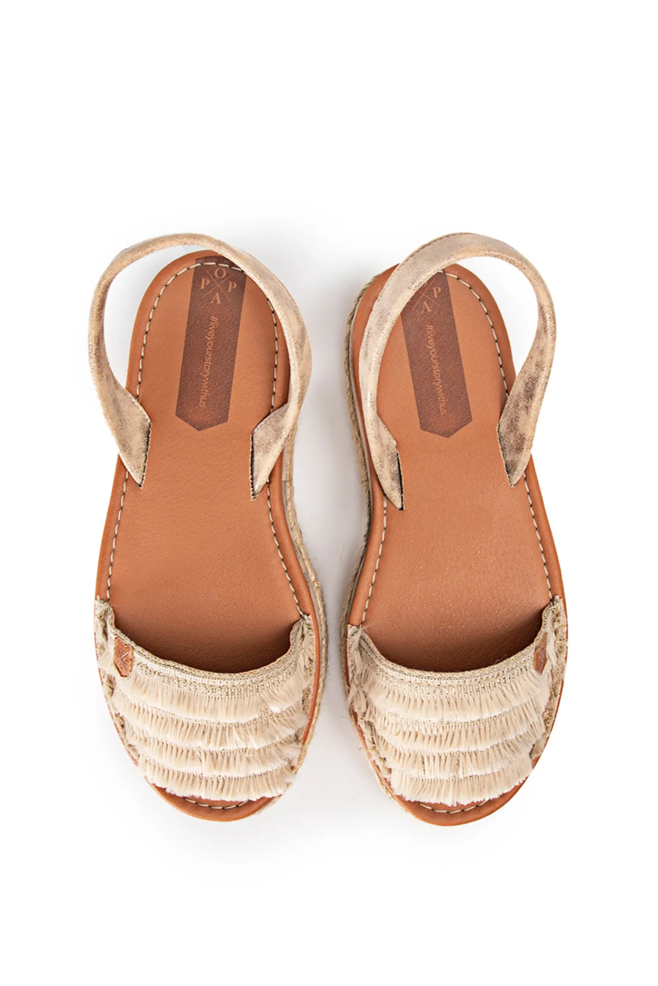 Popa Menorquinas Rosario Flecos Beig Beige Hot