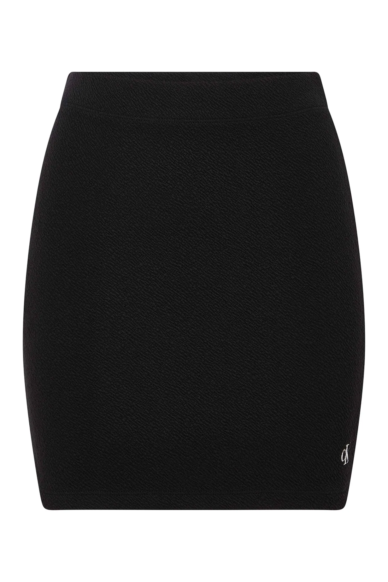 Calvin Klein Mini Falda Cenida Negro Discount