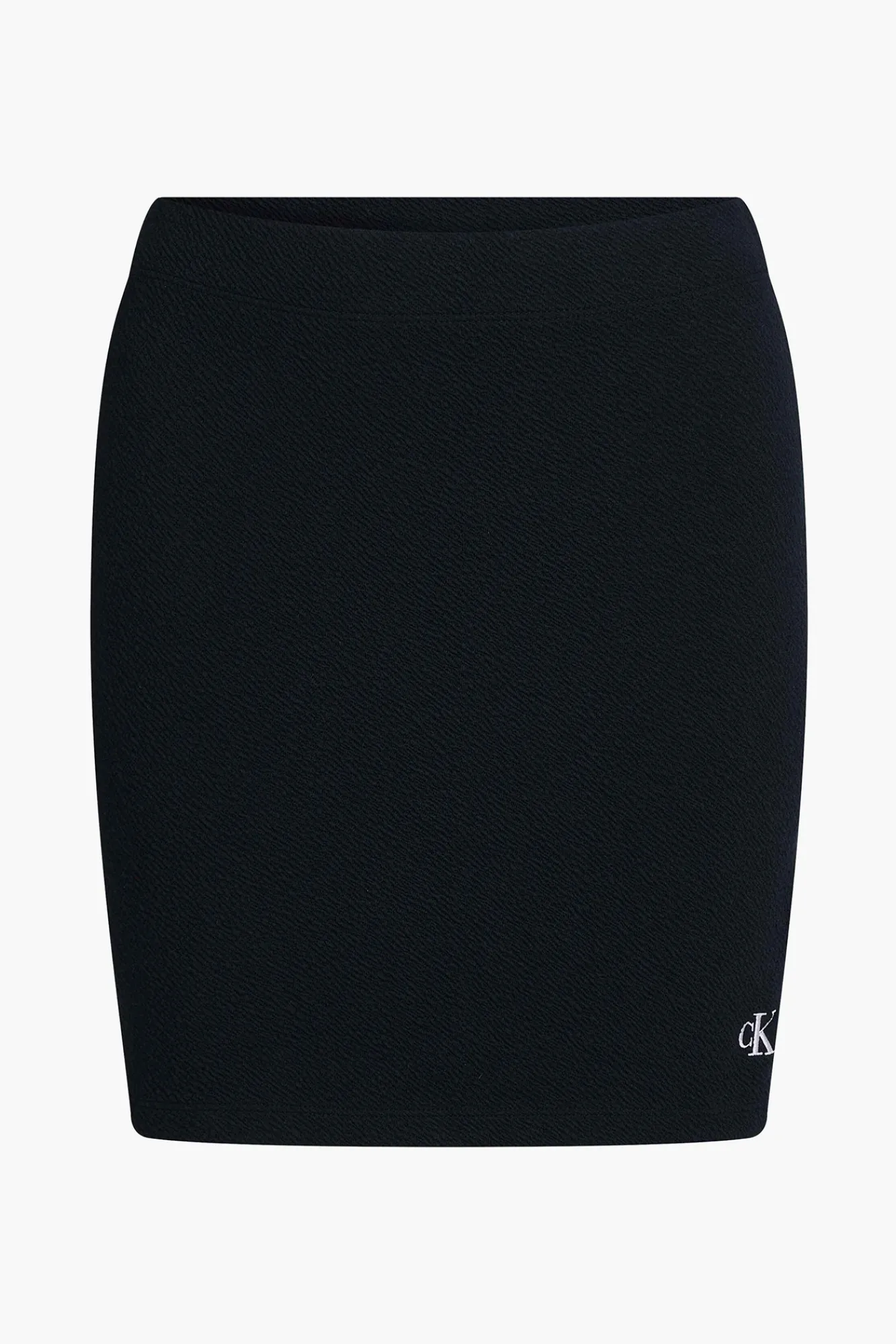 Calvin Klein Mini Falda Cenida Negro Discount