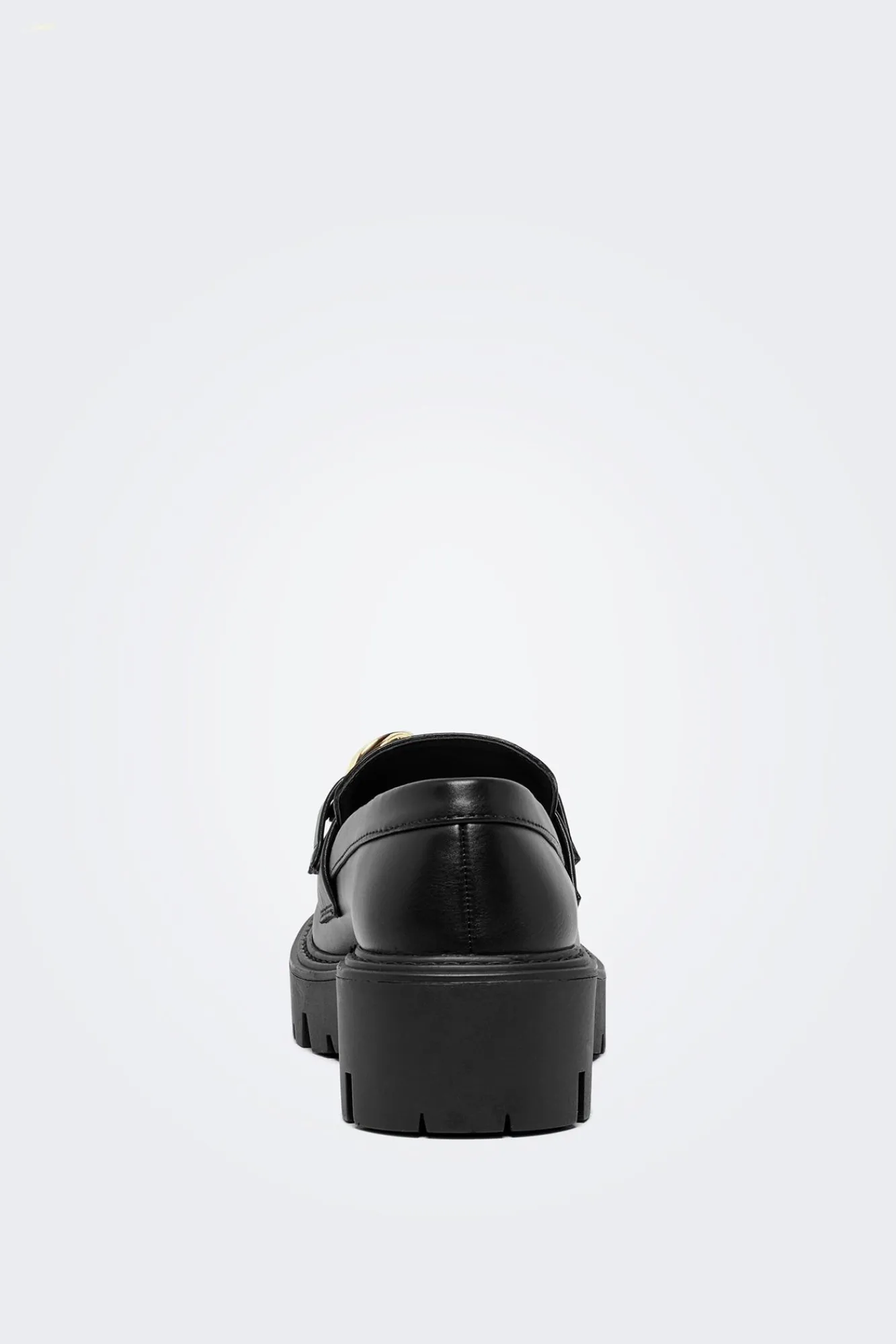 Only Mocasin Chunky Hebilla Motalizada Negro Clearance