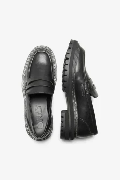 Only Mocasines Plataforma Polipiel Negro Clearance