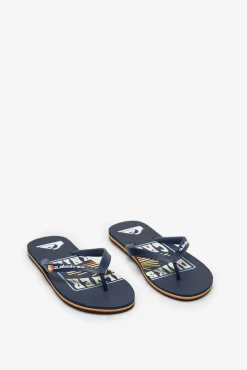 Quiksilver Molokai Art - Chanclas Para Hombre Azul Oscuro Online