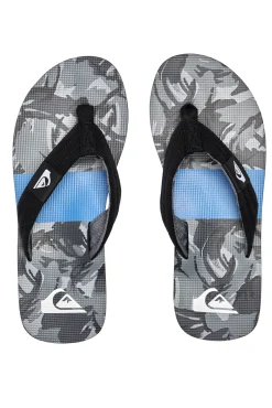 Quiksilver Molokai Layback - Sandalias Para Hombre Gris Oscuro Clearance