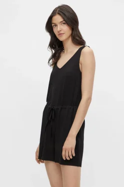 Pieces Mono Corto De Tirantes. Negro Outlet