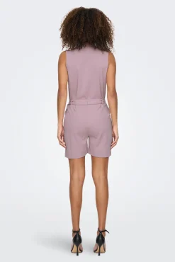 JDY Mono Corto Escote Pico Morado Online
