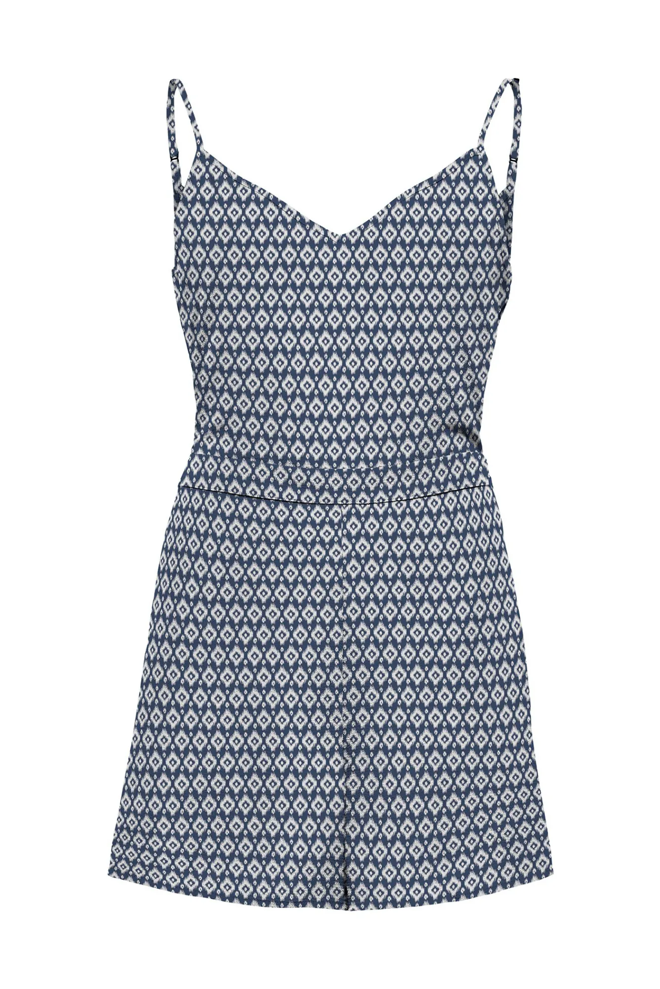 Only Mono Corto Tirantes Estampado Azul Medio Hot