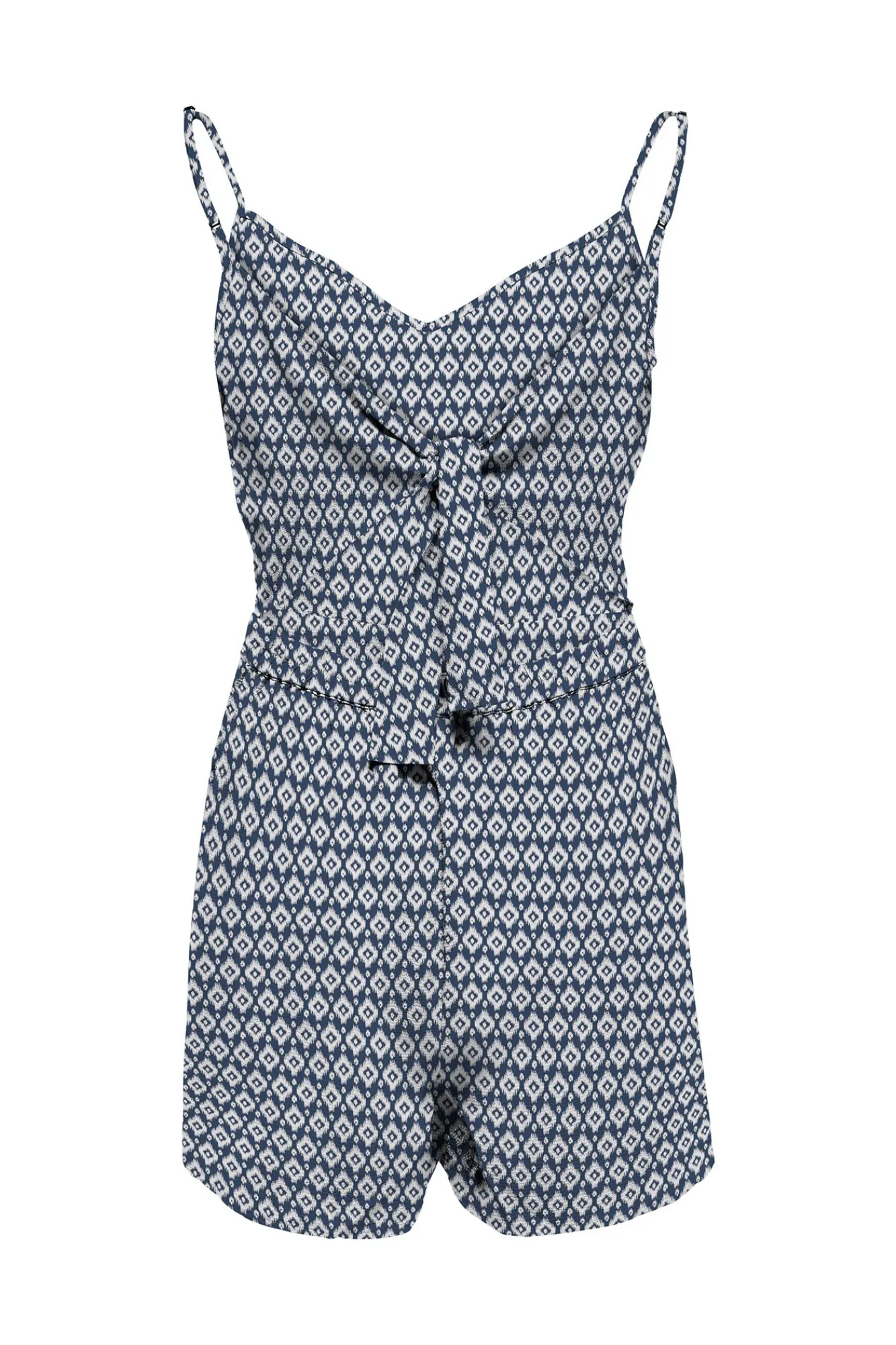 Only Mono Corto Tirantes Estampado Azul Medio Hot