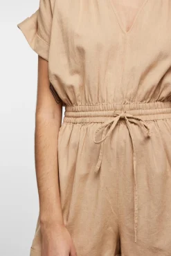 Pieces Mono De Mujer Corto Marron Medio Best