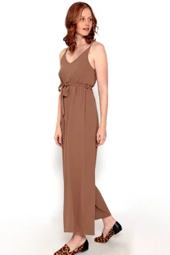 Brave Soul Mono Fluido Con Tirantes Marron Claro Sale