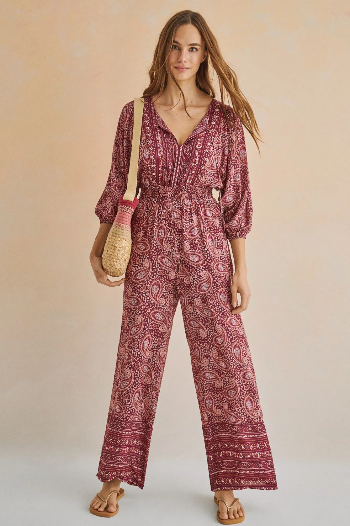 Women'secret Mono Largo Hindu Estampado Sale