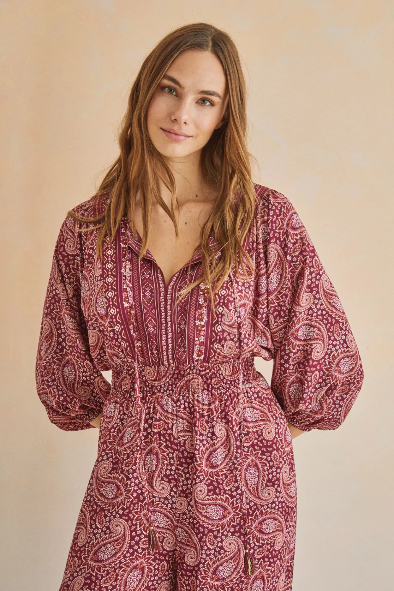 Women'secret Mono Largo Hindu Estampado Sale
