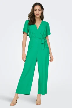 Only Mono Largo Manga Corta Verde Discount