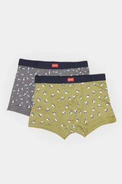 * Pack 2 Boxers Snoopy Peanuts™ Gris Medio Hot