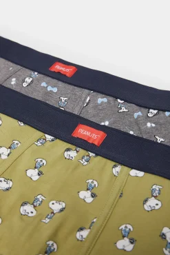 * Pack 2 Boxers Snoopy Peanuts™ Gris Medio Hot