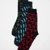 Inside Pack 3 Calcetin Fantasia Hombr Multicolor New