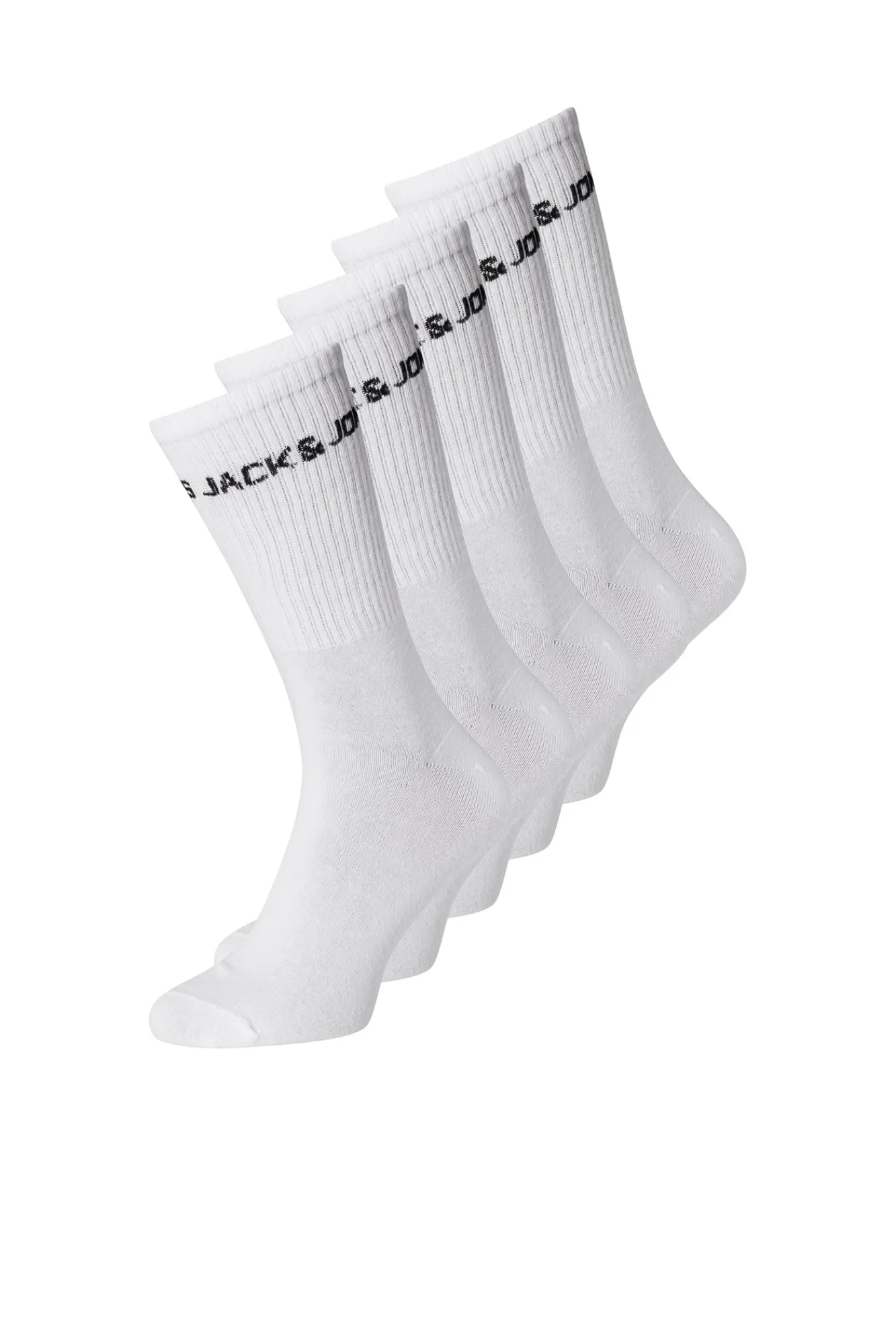 Jack & Jones Pack 5 Calcetines Blanco New