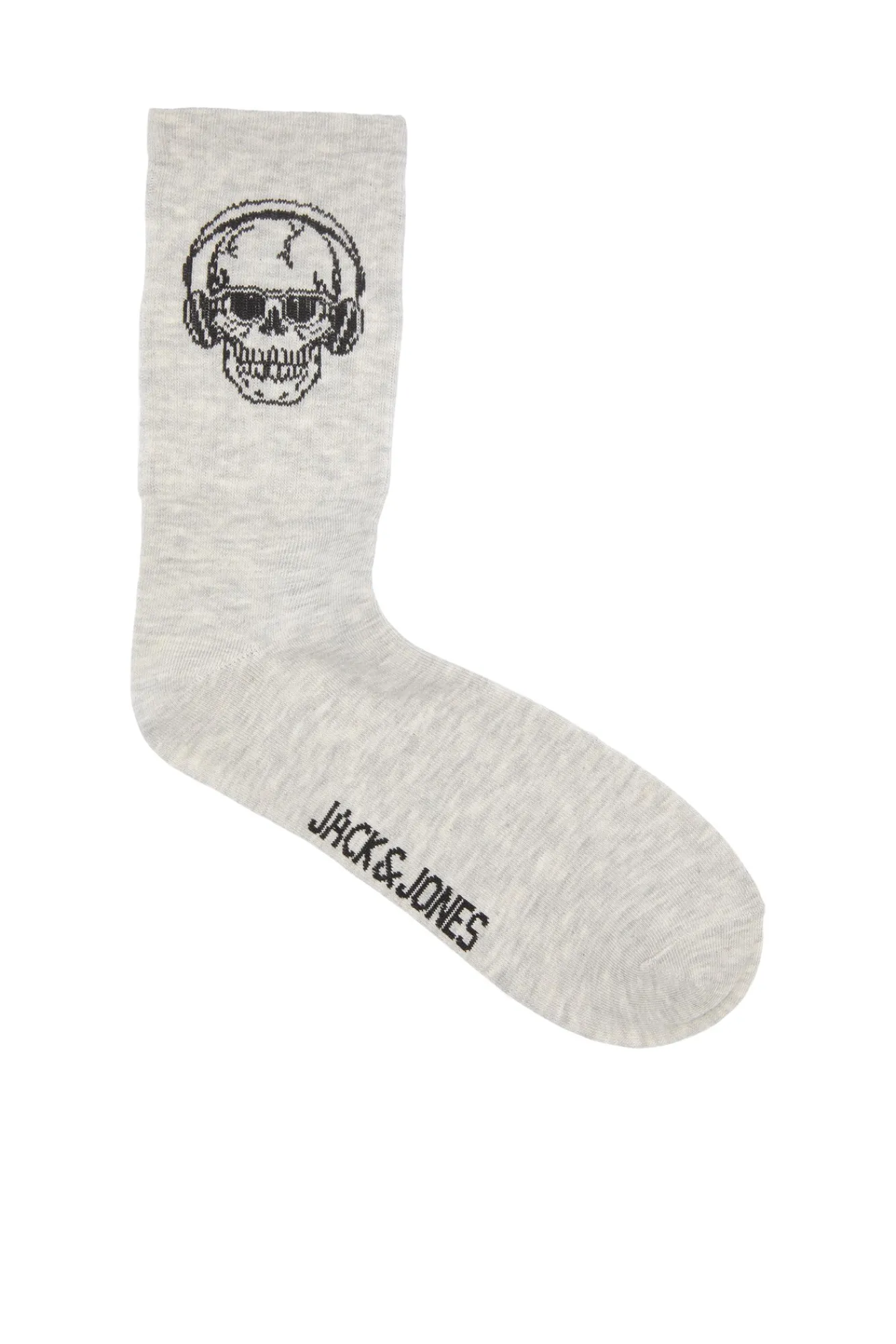 Jack & Jones Pack 5 Calcetines Calavera Blanco Hot