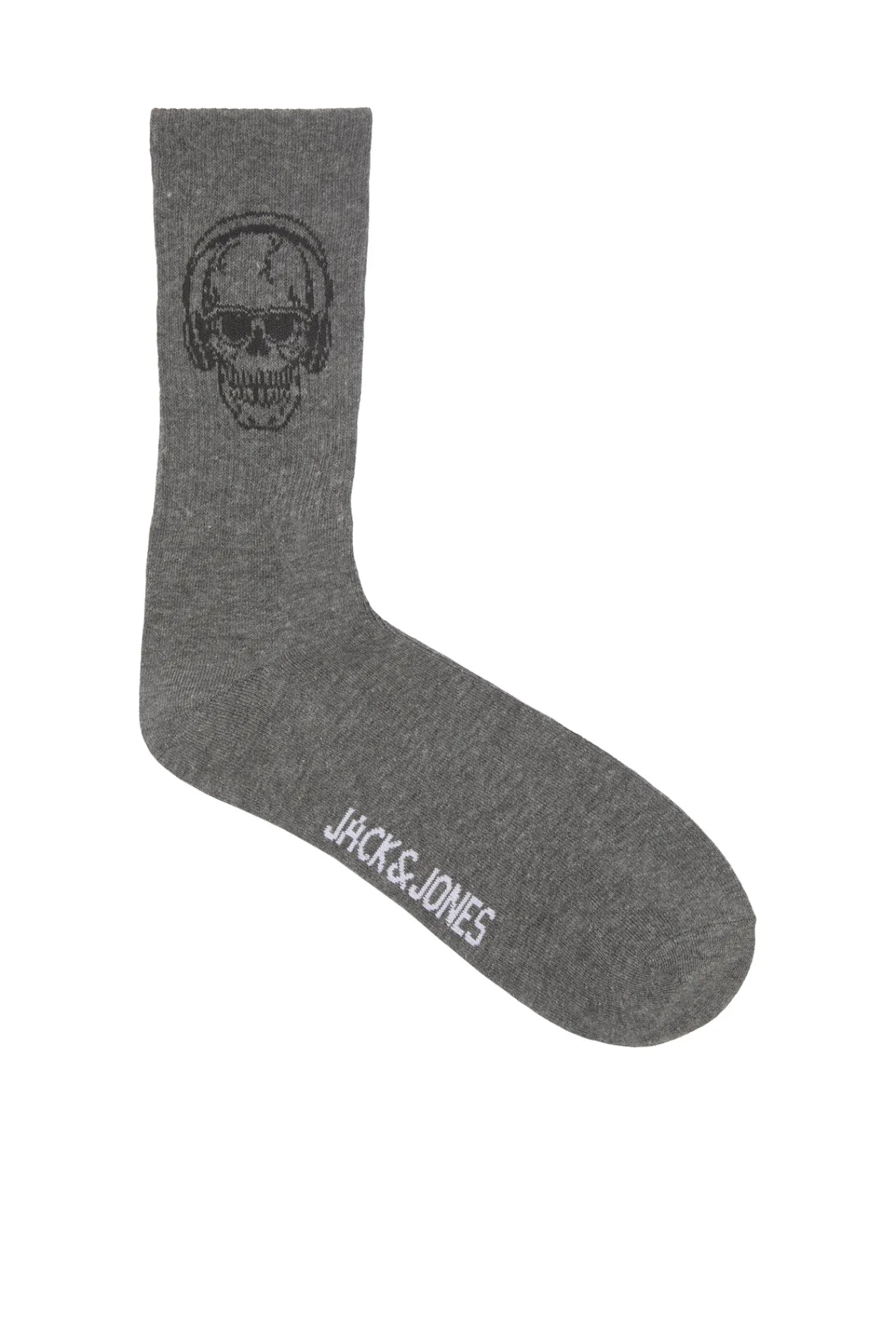 Jack & Jones Pack 5 Calcetines Calavera Blanco Hot