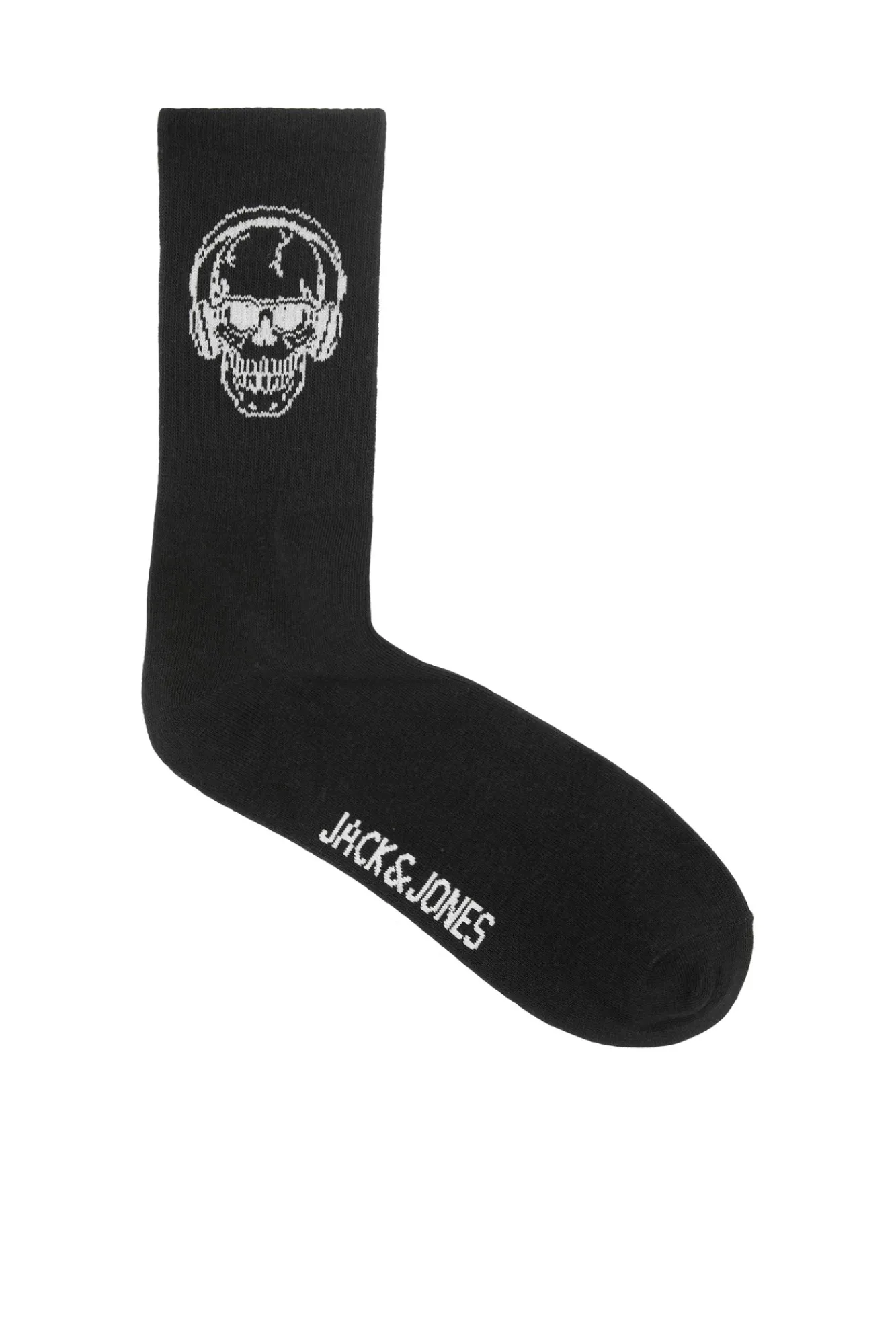 Jack & Jones Pack 5 Calcetines Calavera Blanco Hot