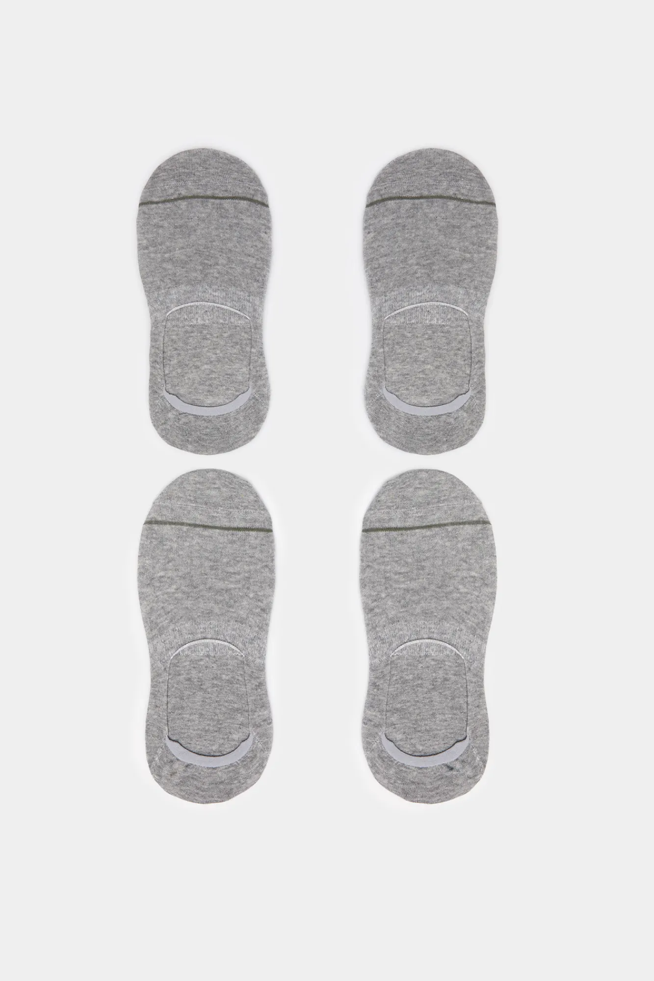 * Pack 2 Calcetines Invisibles Gris Medio Outlet