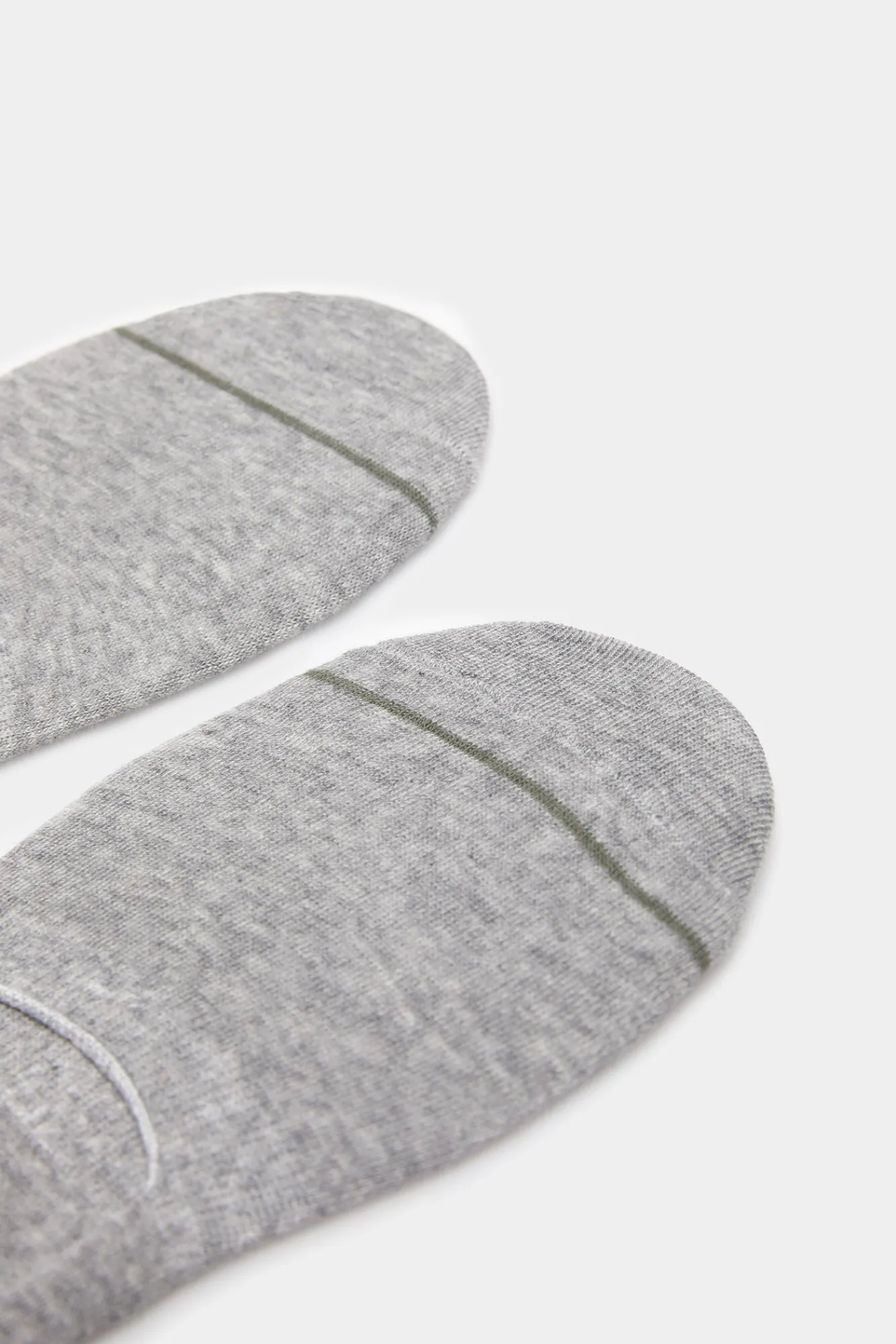 * Pack 2 Calcetines Invisibles Gris Medio Outlet