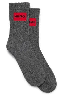HUGO Pack 2 Calcetines Sport Gris Medio Online