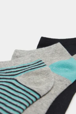 * Pack 3 Calcetines Tobilleros Surf Gris Medio Online