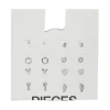 Pieces Pack De 8 Pendientes Gris Medio Online