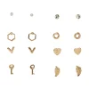 Pieces Pack De 8 Pendientes Amarillo Outlet