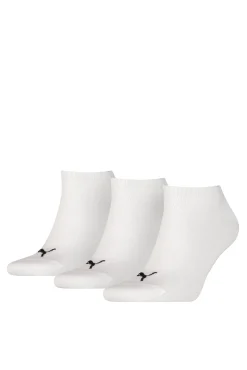Puma Pack De Calcetines Tobilleros Blanco New