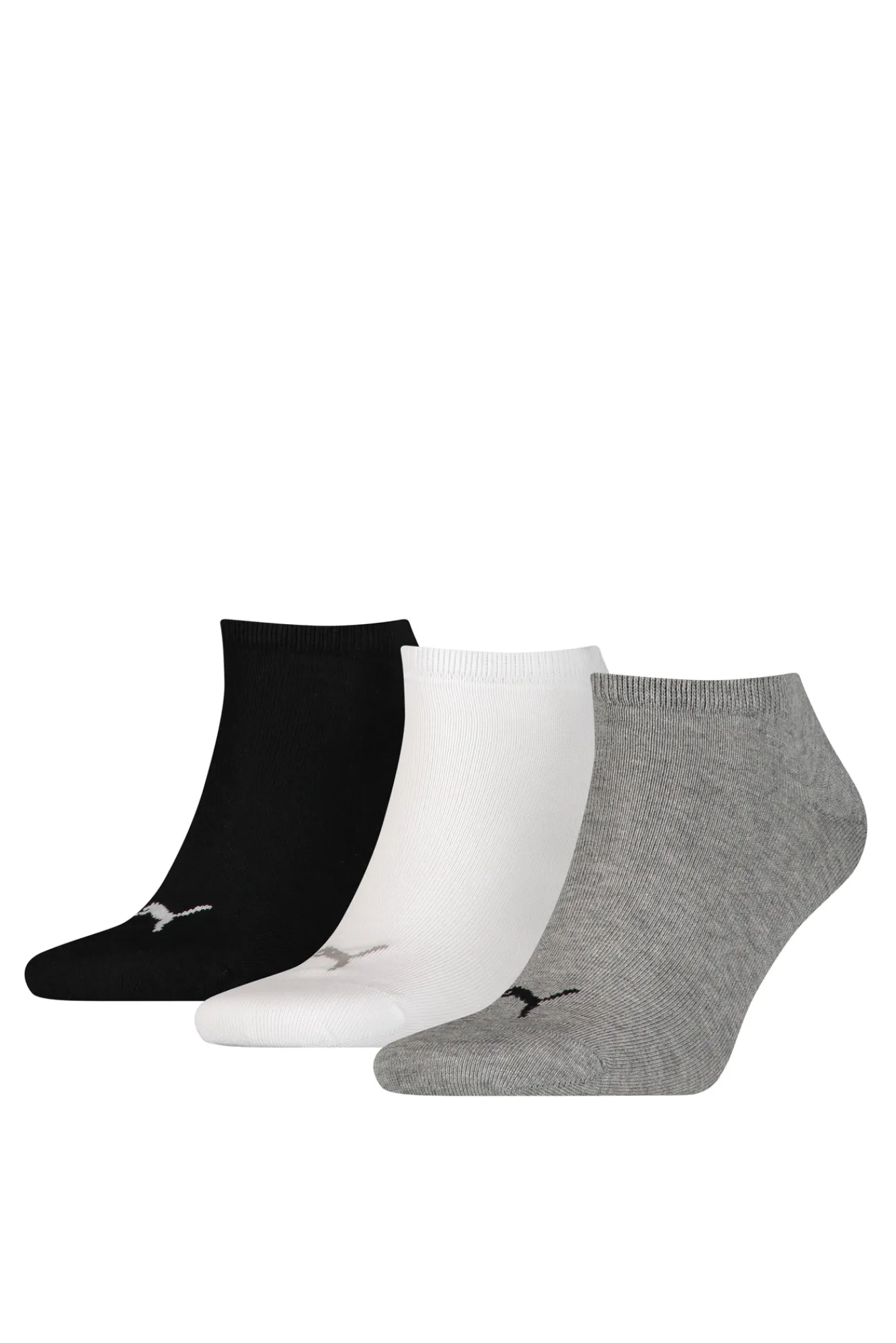 Puma Pack De Calcetines Tobilleros Gris Oscuro Hot