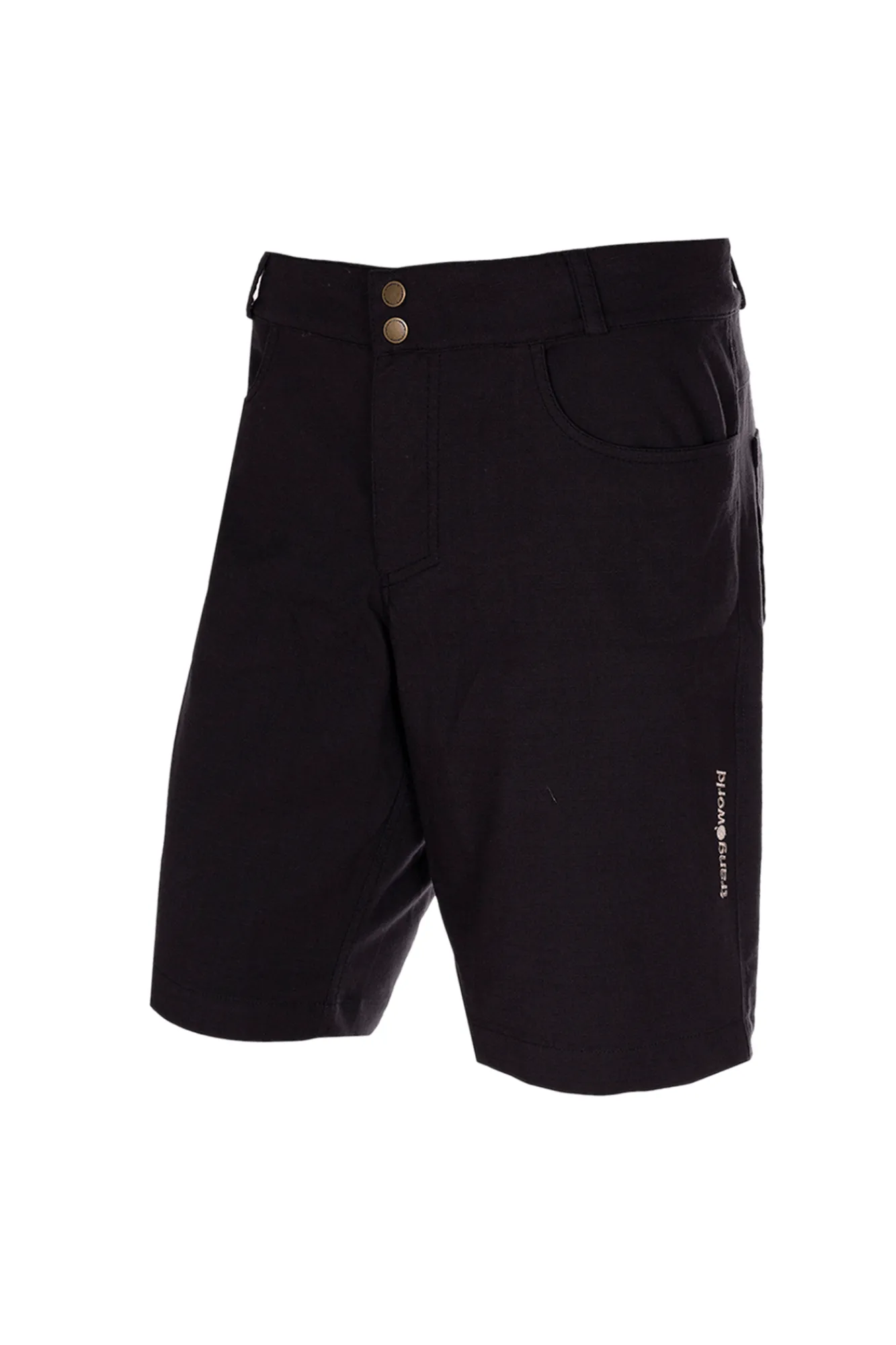 Trangoworld Pant. Corto Sopra Negro Discount
