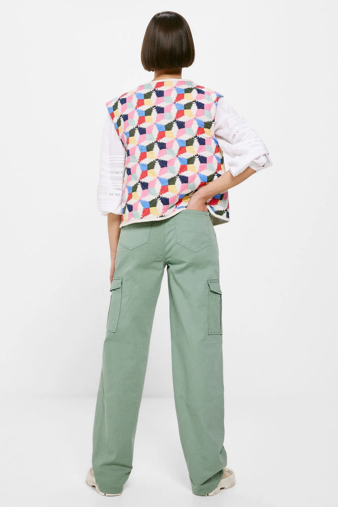 * Pantalon Cargo Verde